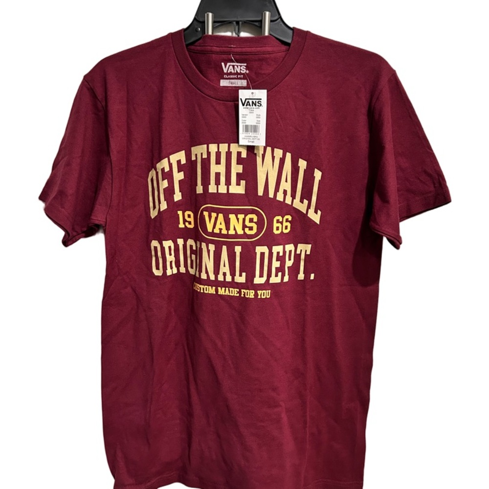 Vans Classic Fit Maroon T-Shirt